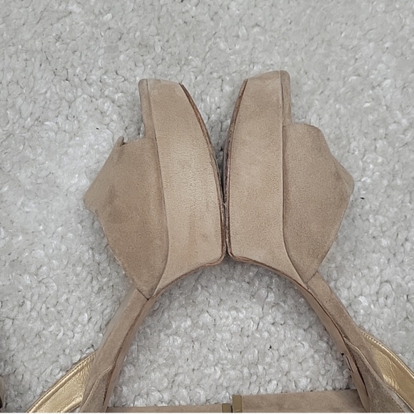 STUART WEITZMAN Real Deal suede platforms Size 8.5 - Picture 7 of 16
